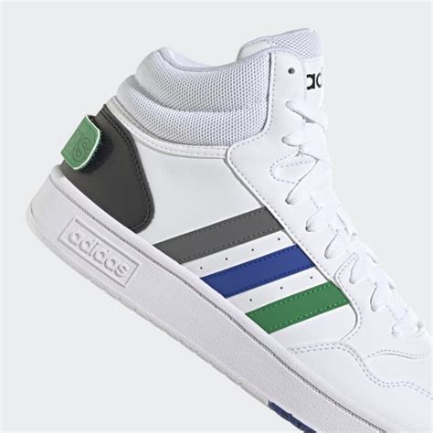 Adidas Hoops 3.0 Wit/Groen WIT 43 